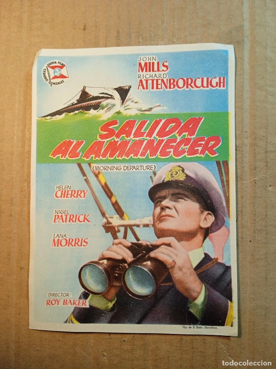  Flyers Publicitaires de films Anciens: FOLLETO DE MANO SIN PUBLICIDAD SALIDA AL AMANECER