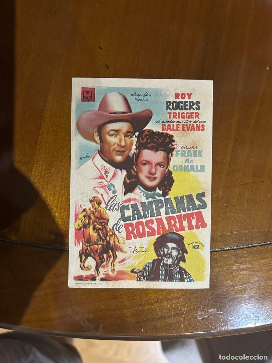 Cine: 1467 las campanas de rosarita salon romea castellon buen estado con publicidad