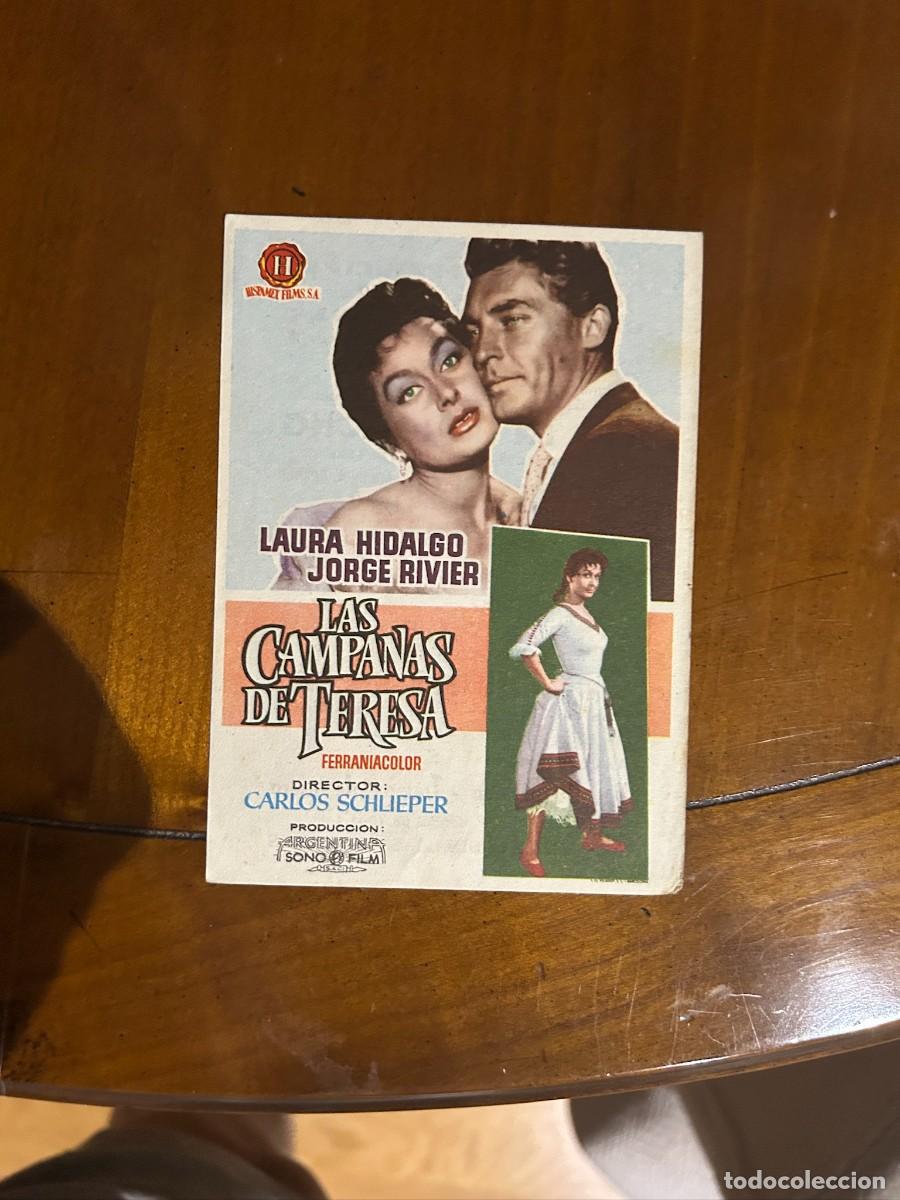 Cine: 1469 las campanas de teresa cine teatro principal zaragoza con publicidad buen estado