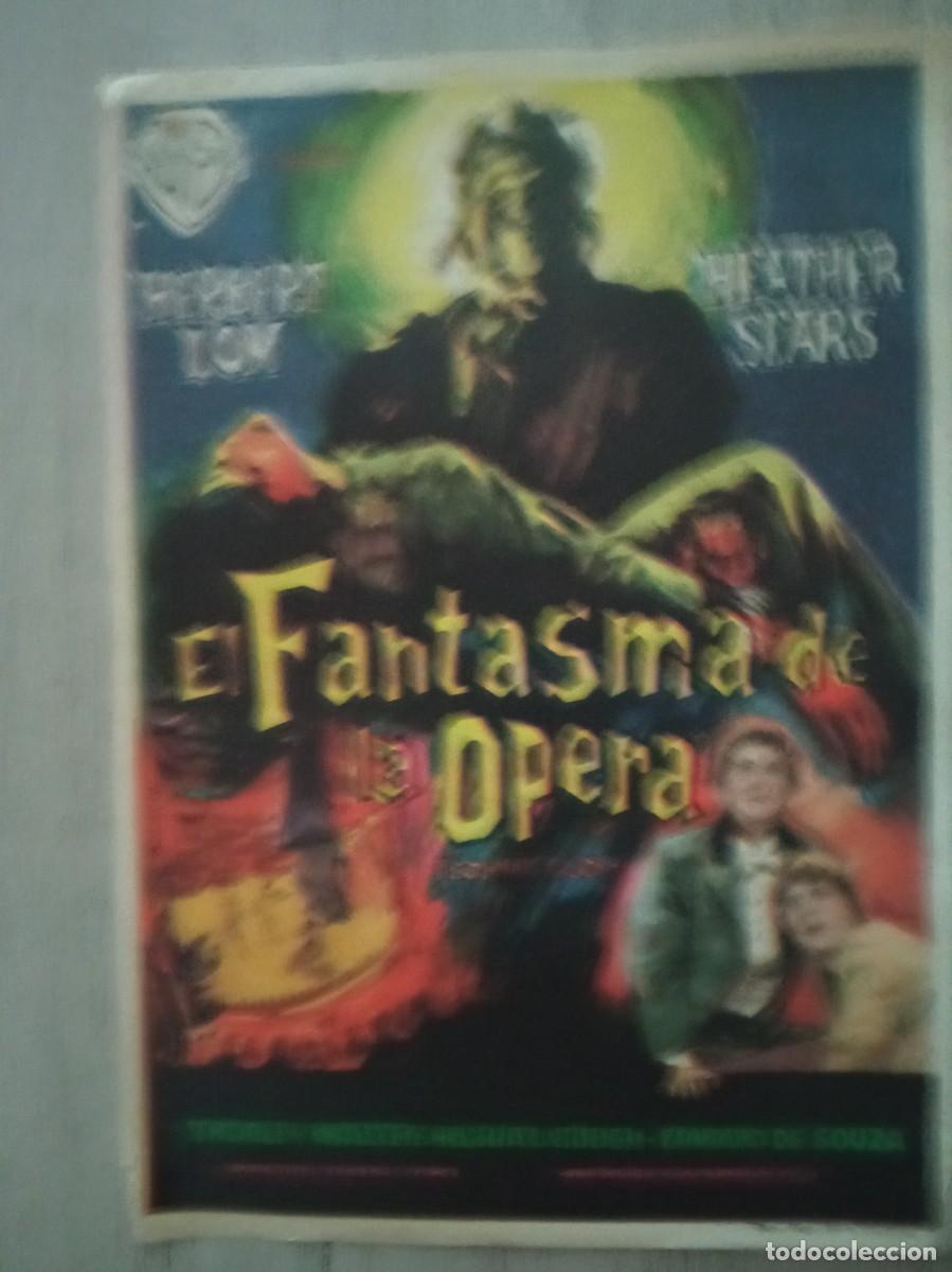 Cine: EL FANTASMA DE LA &Oacute;PERA, HERBERT LOM, CINE GLORIA, ELDA, ALICANTE, 1964