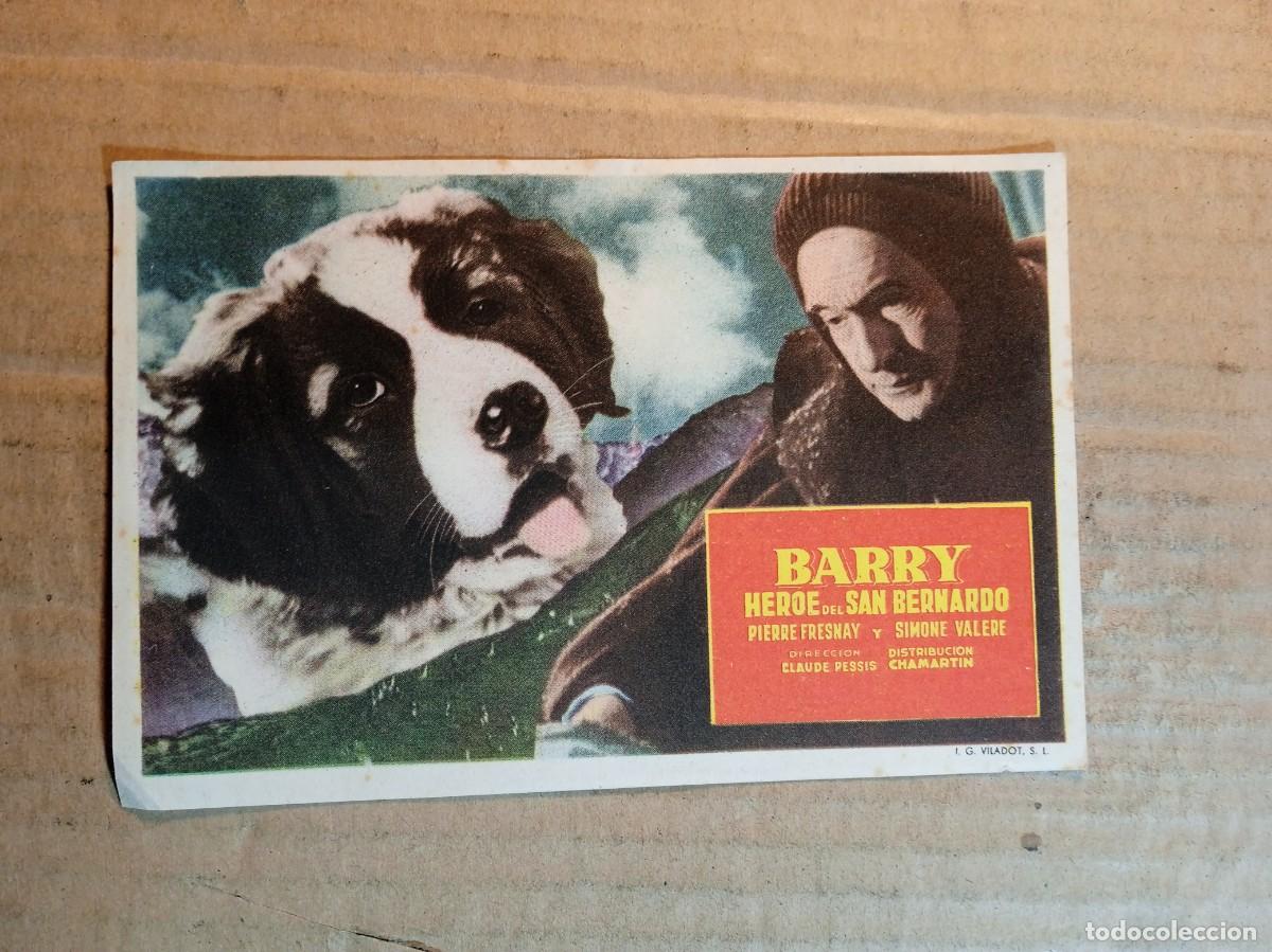 Cinema: FOLLETO DE MANO SIN PUBLICIDAD BARRY HEROE DEL SAN BERNARDO