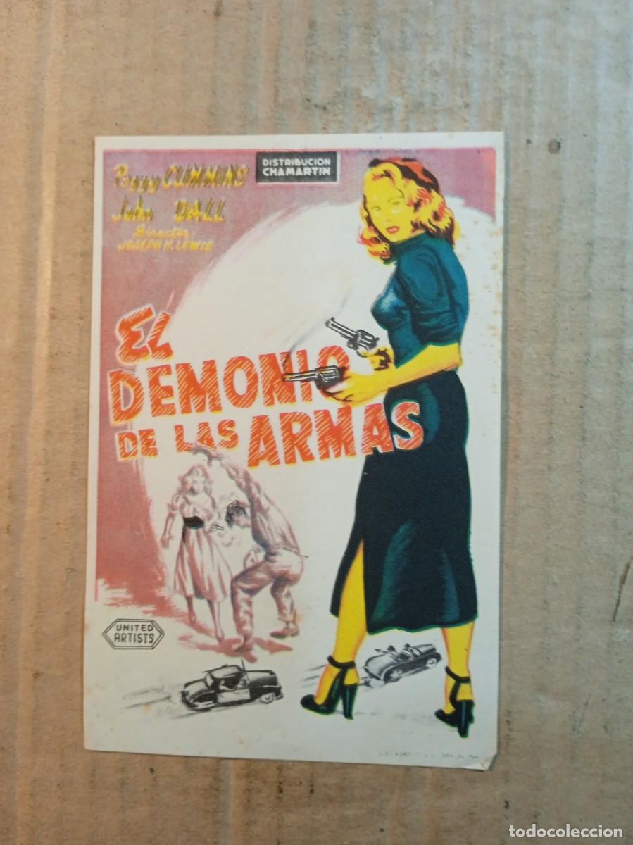 Folhetos de m&atilde;o de filmes antigos de cinema: FOLLETO DE MANO SIN PUBLICIDAD EL DEMONIO DE LAS ARMAS