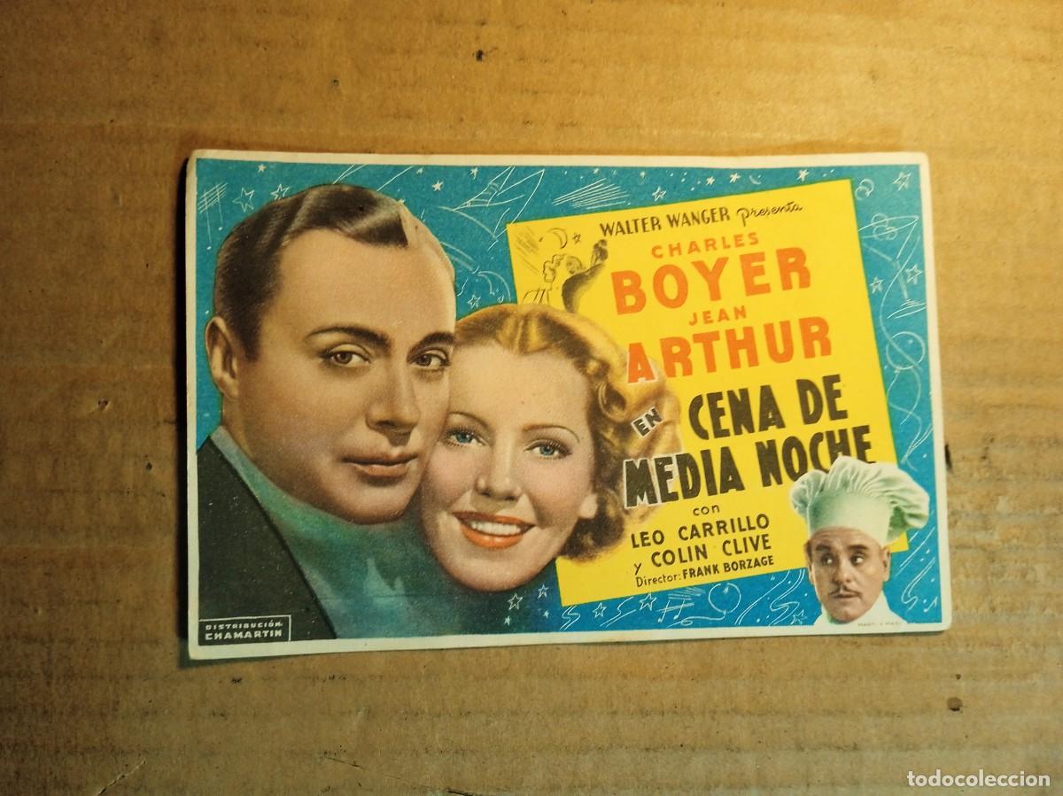  Foglietti di film di film antichi di cinema: FOLLETO DE MANO SIN PUBLICIDAD CENA DE MEDIA NOCHE