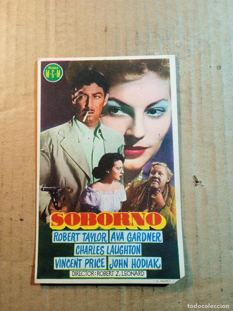 Folhetos de m&atilde;o de filmes antigos de cinema: FOLLETO DE MANO SIN PUBLICIDAD SOBORNO