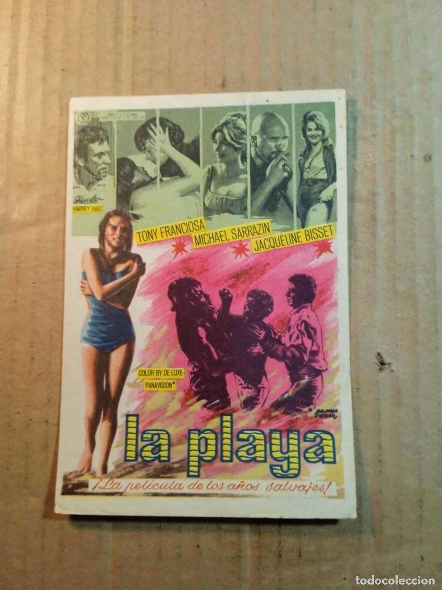 Cine: FOLLETO DE MANO SIN PUBLICIDAD LA PLAYA