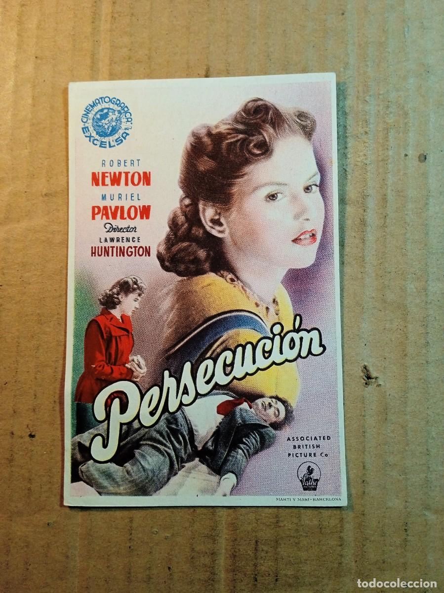 Cinema: FOLLETO DE MANO SIN PUBLICIDAD PERSECUCION