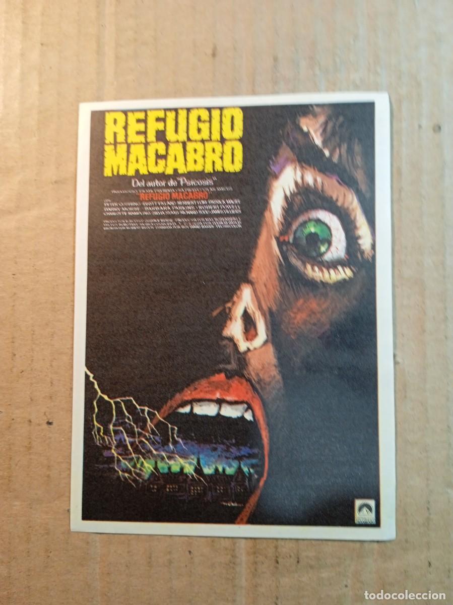 Cinema: FOLLETO DE MANO SIN PUBLICIDAD REFUGIO MACABRO