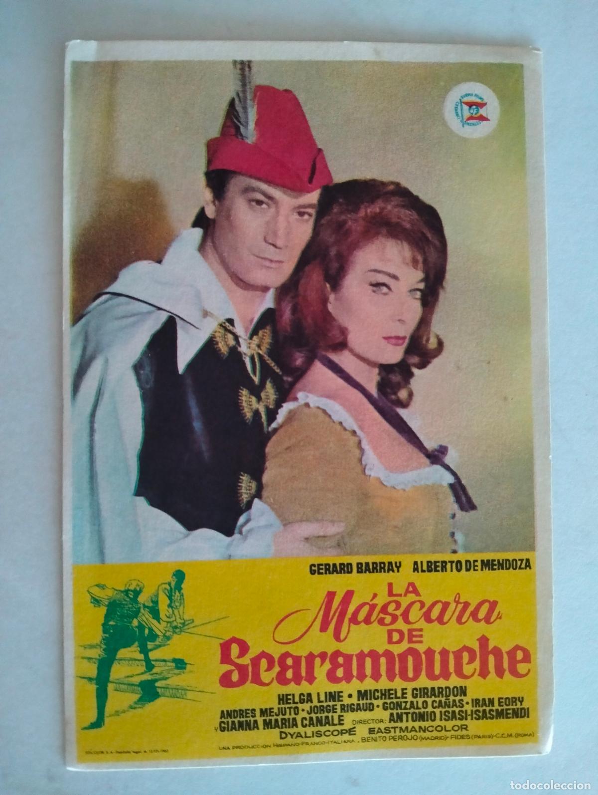 Cine: FOLLETO DE CINE, LA MASCARA DE SCARAMOUCHE