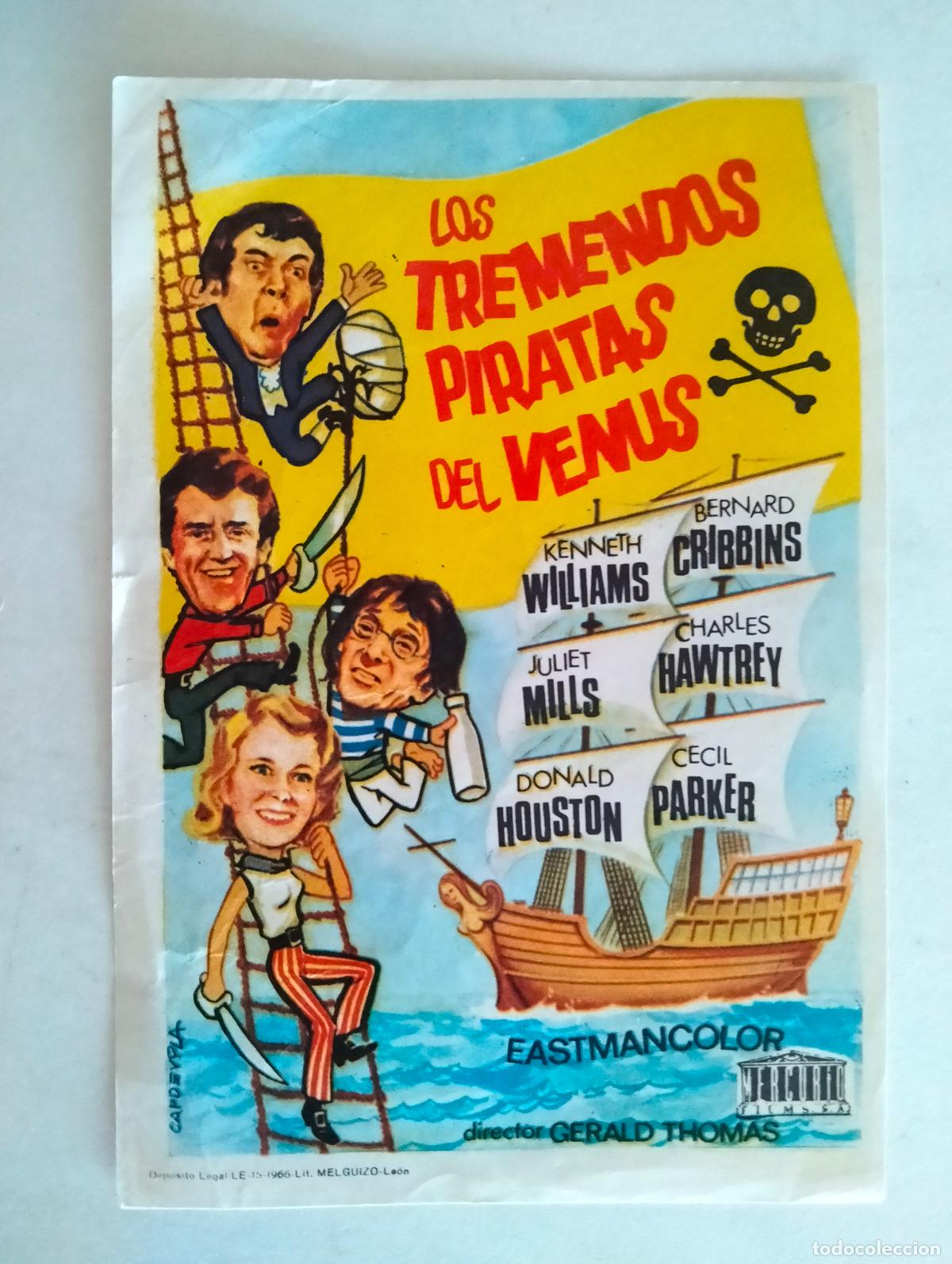 Cine: FOLLETO DE CINE, LOS TREMENDOS PIRATAS DEL VENUS