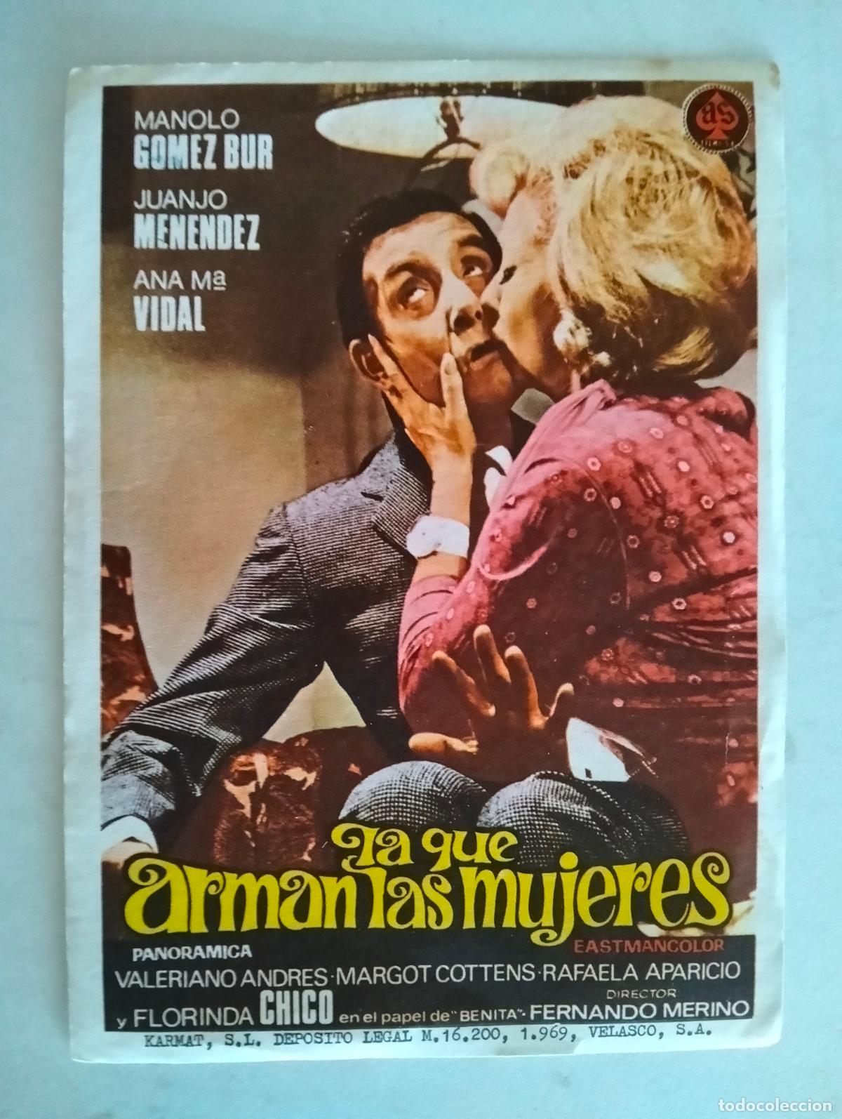 Cine: FOLLETO DE CINE, LA QUE ARMAN LAS MUJERES