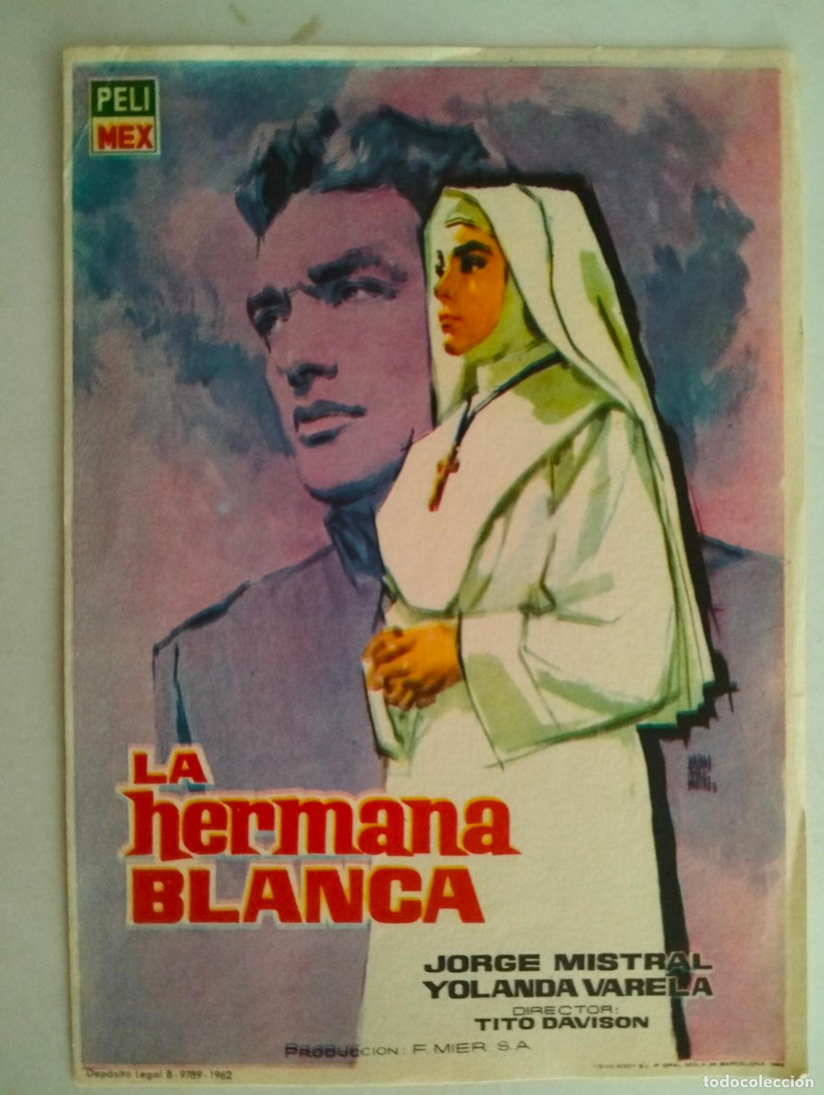 Cine: FOLLETO DE CINE, LA HERMANA BLANCA