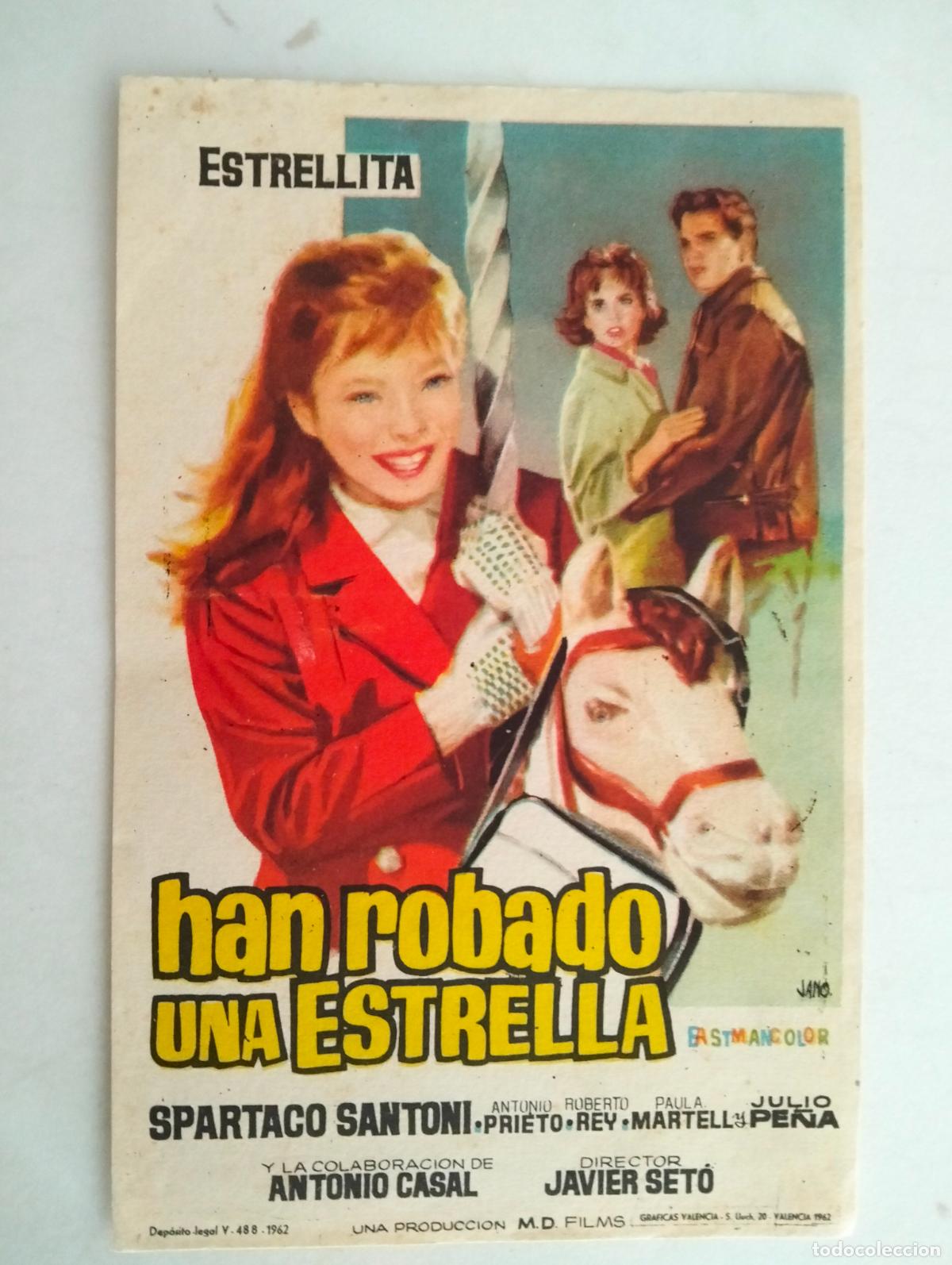 Cine: FOLLETO DE CINE, HAN ROBADO UNA ESTRELLA