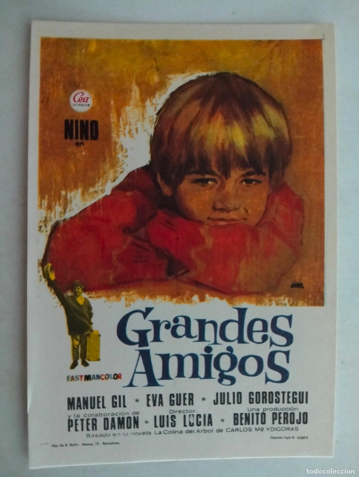 Cine: FOLLETO DE CINE, GRANDES AMIGOS