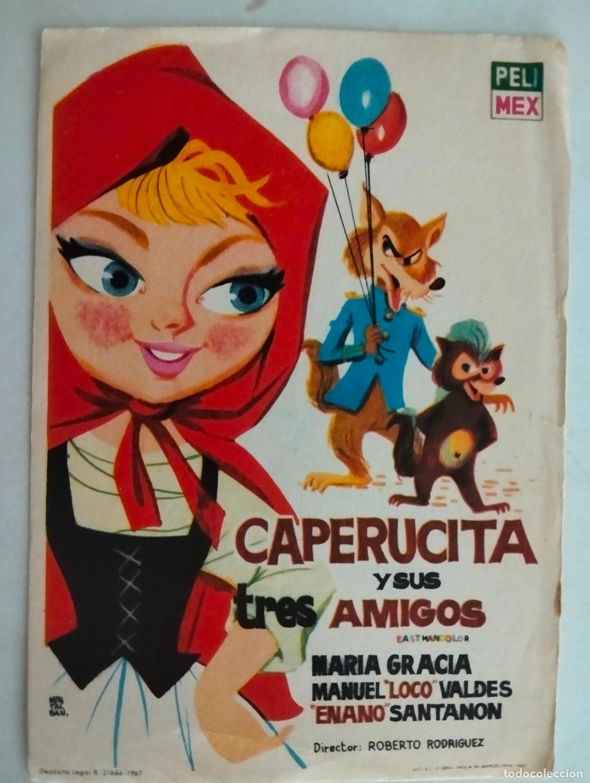 Cine: FOLLETO DE CINE, CAPERUCITA Y SUS TRES AMIGOS