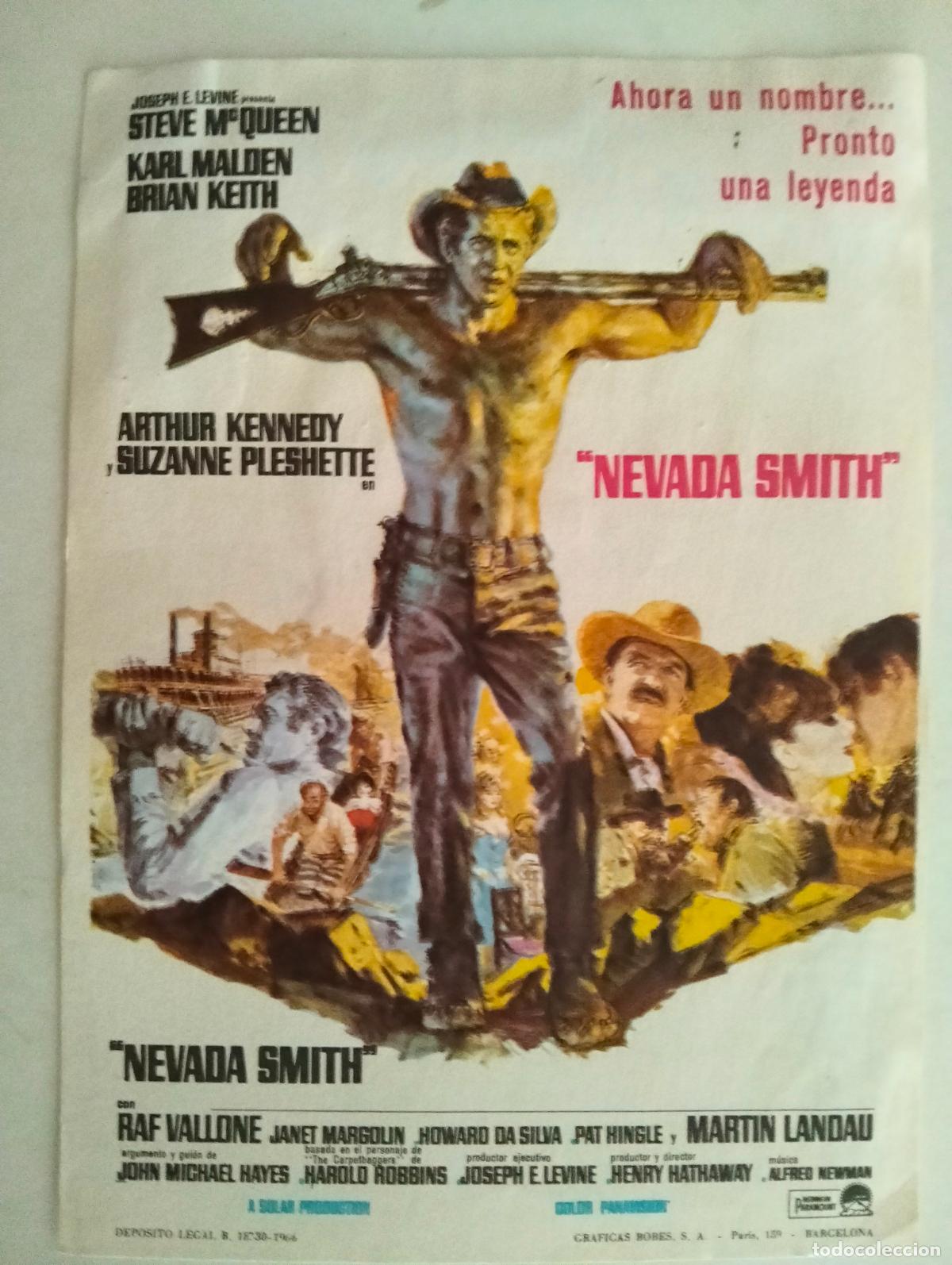 Cine: FOLLETO DE CINE, NEVADA SMITH