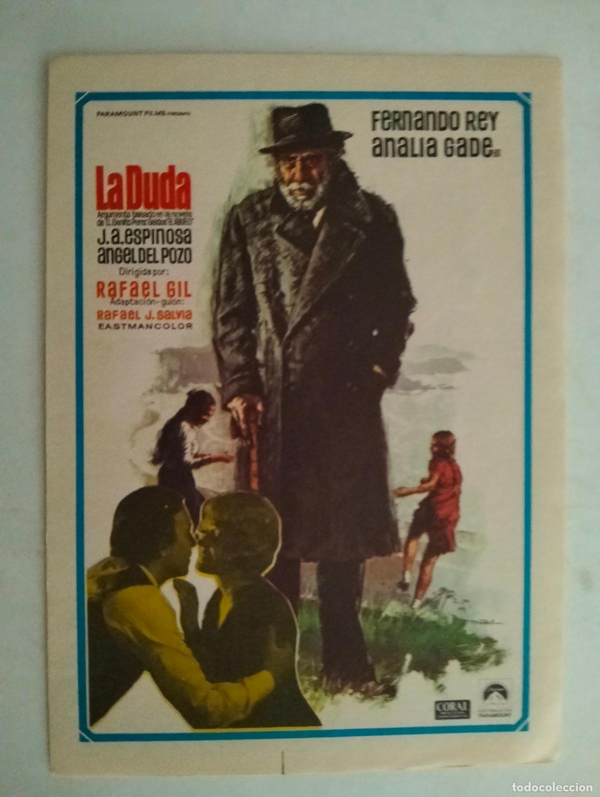 Cine: FOLLETO DE CINE, LA DUDA
