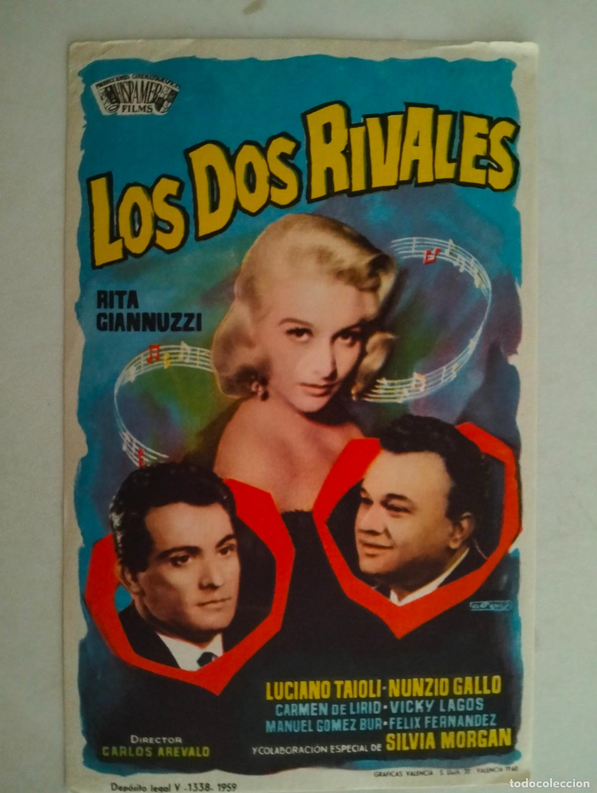 Cine: FOLLETO DE CINE, LOS DOS RIVALES