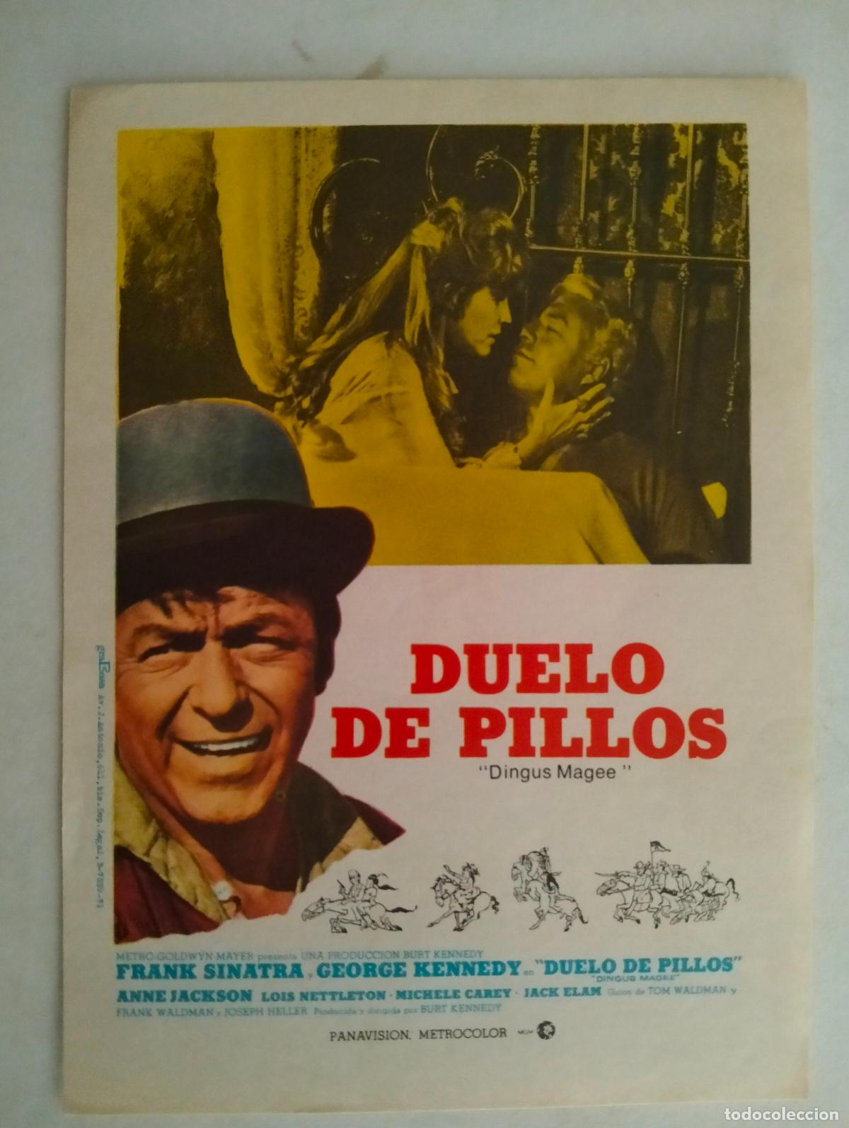 Cine: FOLLETO DE CINE, DUELO DE PILLOS
