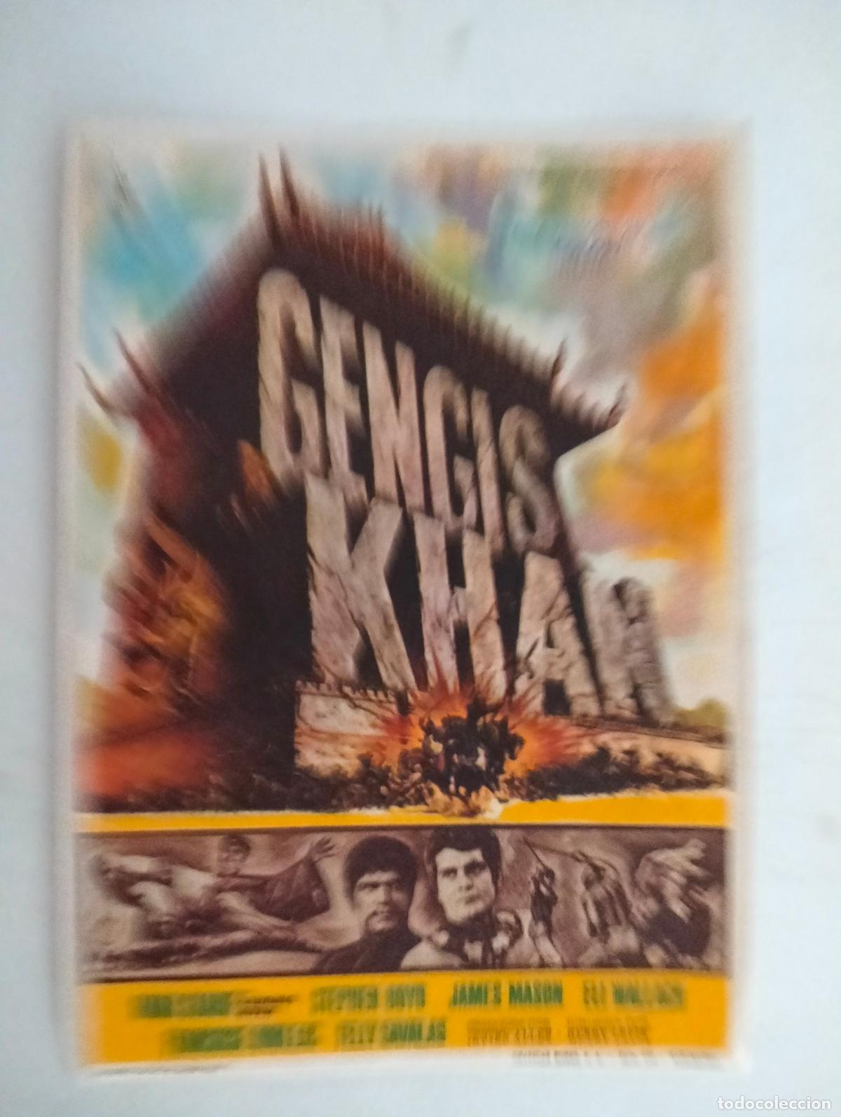 Cine: FOLLETO DE CINE, GENGIAS KHAN