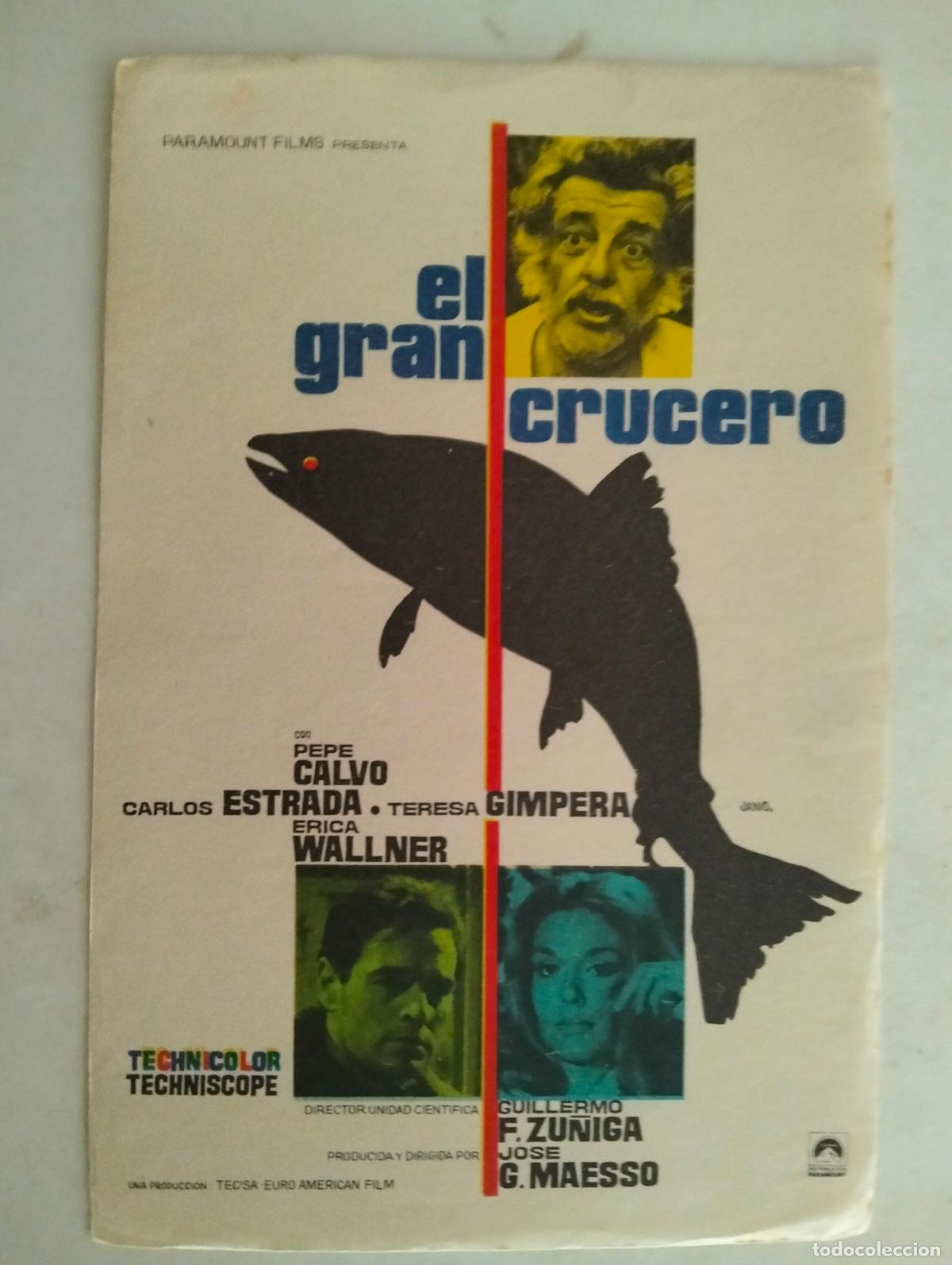 Cine: FOLLETO DE CINE, EL GRAN CRUCERO