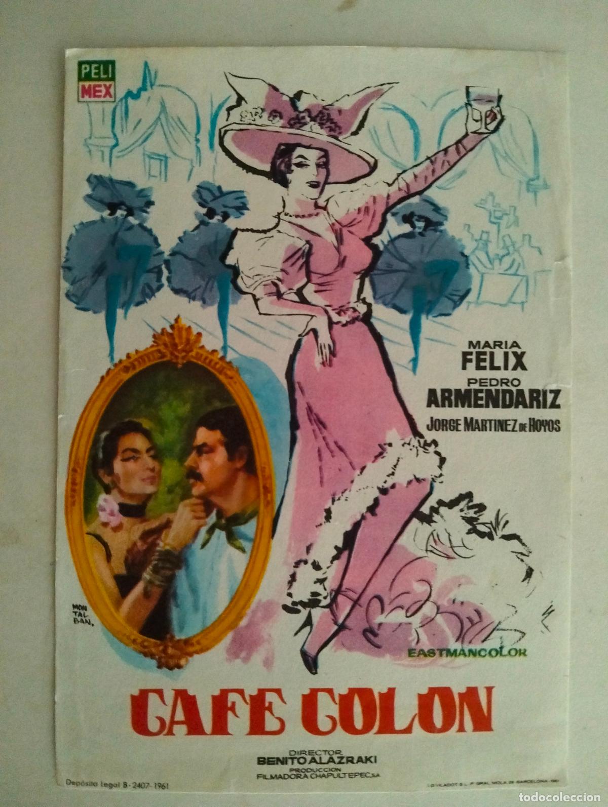 Cine: FOLLETO DE CINE, CAFE COLON