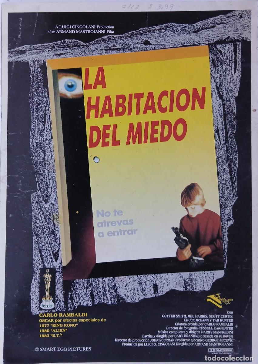 Folhetos de m&atilde;o de filmes antigos de cinema: LOTE DE 5 CARTELES DE LA PELICULA LA HABITACI&Oacute;N DEL MIEDO 1988 ITALIA