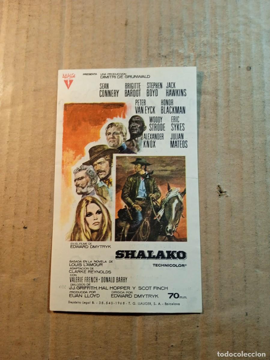 Cinema: FOLLETO DE MANO CON PUBLICIDAD SHALAKO