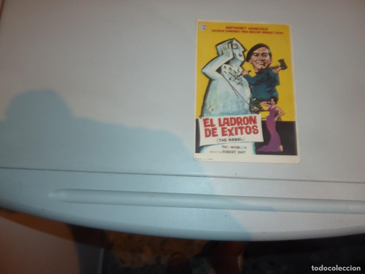 Cine: Folleto de cine EL LADRON DE EXITOS con publicidad