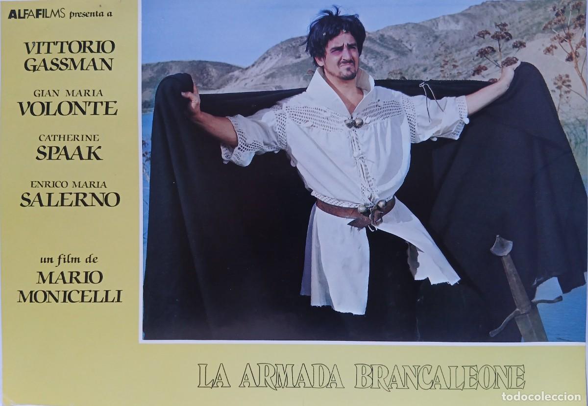 Cine: 3 CARTELES DE MANO, LA ARMADA BRANCALEONE ITALIA 1966, CON VITTORIO GASSMAN DE MARIO MONICELLI 1966
