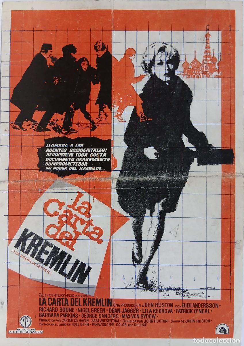 Cine: CARTEL DE MANO, LA CARTA DEL KREMLIN GRAN PELICULA DEL GRAN JOHN HUSTON