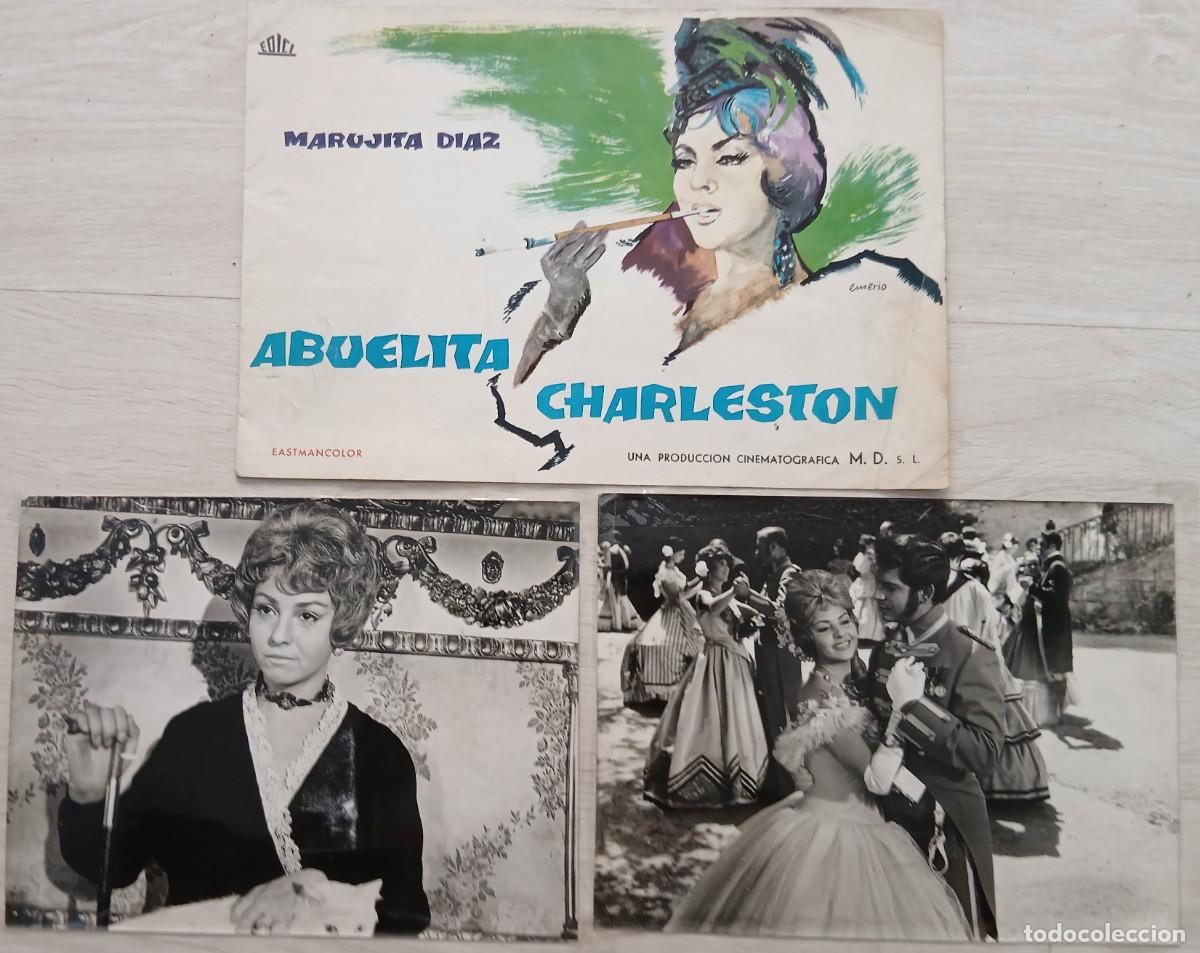 Cine: CARTELES DE MANO, PELICULA ABUELITA CHARLESTON GRAN REPARTO DEL CINE ESPA&Ntilde;OL