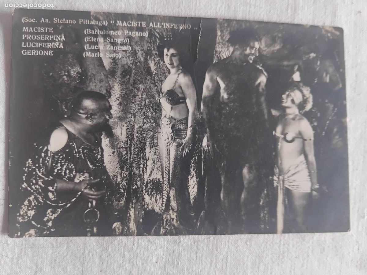 Cine: PROGRAMA DE CINE MACISTE ALL&acute;INFERNO - TARJETA.