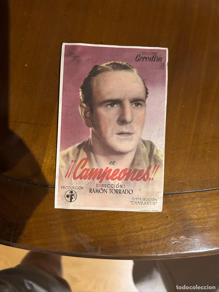 Cine: 1475 &iexcl;CAMPEONES! GOROSTIZA CINE FUENSECA CORDOBA CON PUBLICIDAD CORRECTO