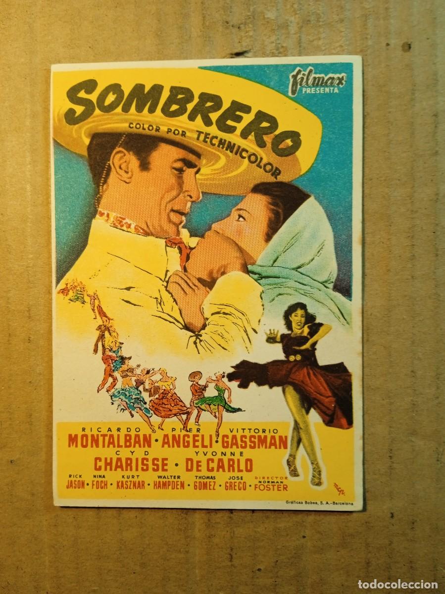 Cine: FOLLETO DE MANO SIN PUBLICIDAD SOMBRERO