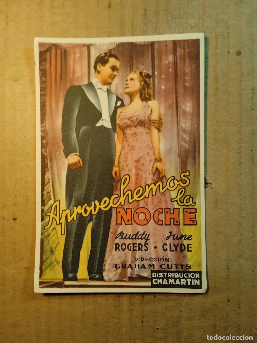 Cinema: FOLLETO DE MANO SIN PUBLICIDAD APROVECHEMOS LA NOCHE
