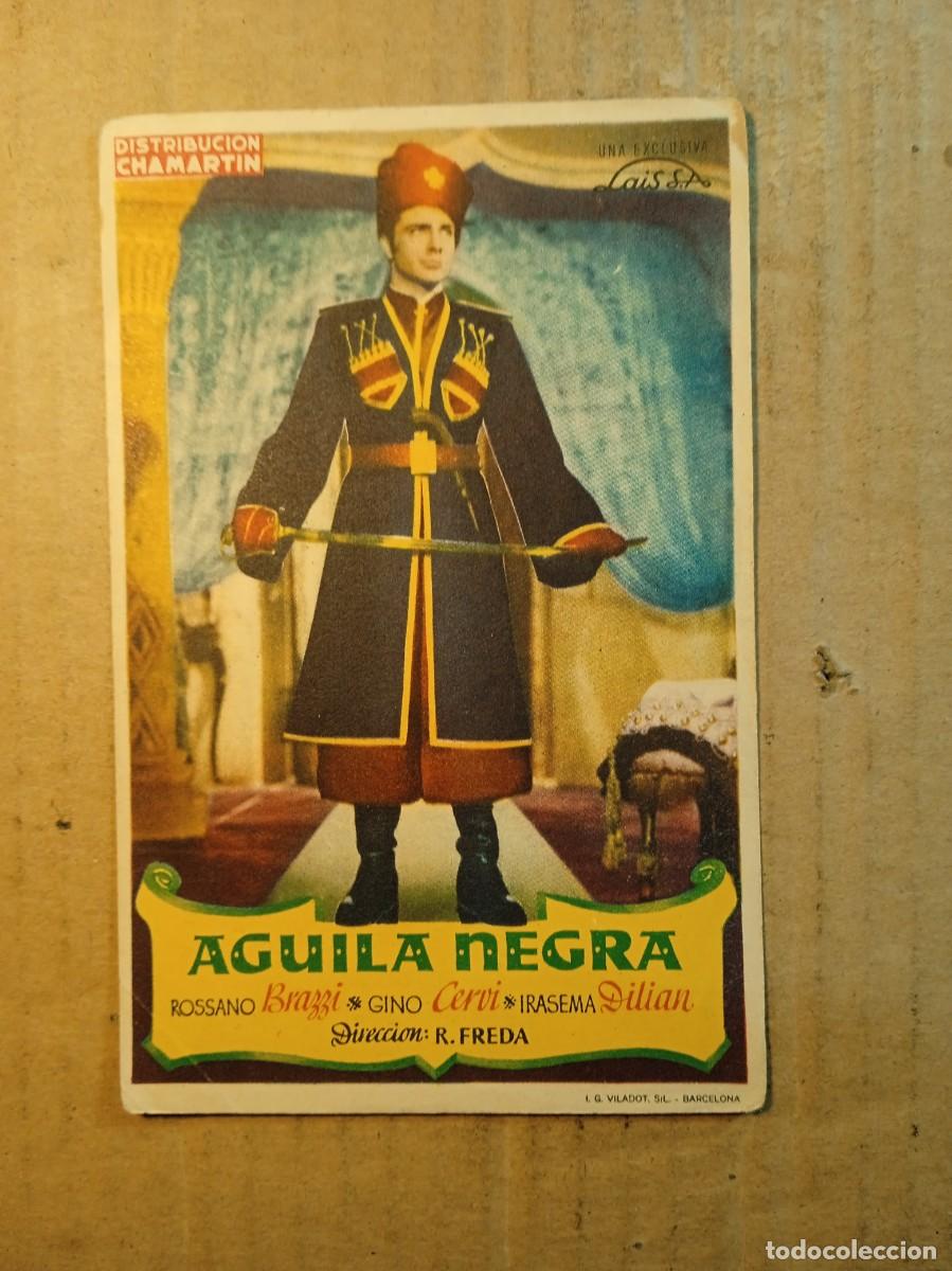 Cine: FOLLETO DE MANO SIN PUBLICIDAD AGUILA NEGRA