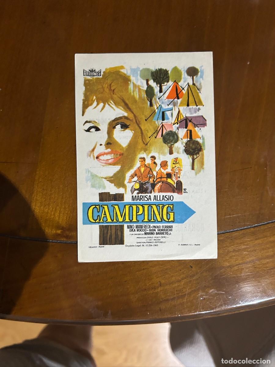 Cine: 1483 camping cine calatrava puertollano con publicidad buen estado