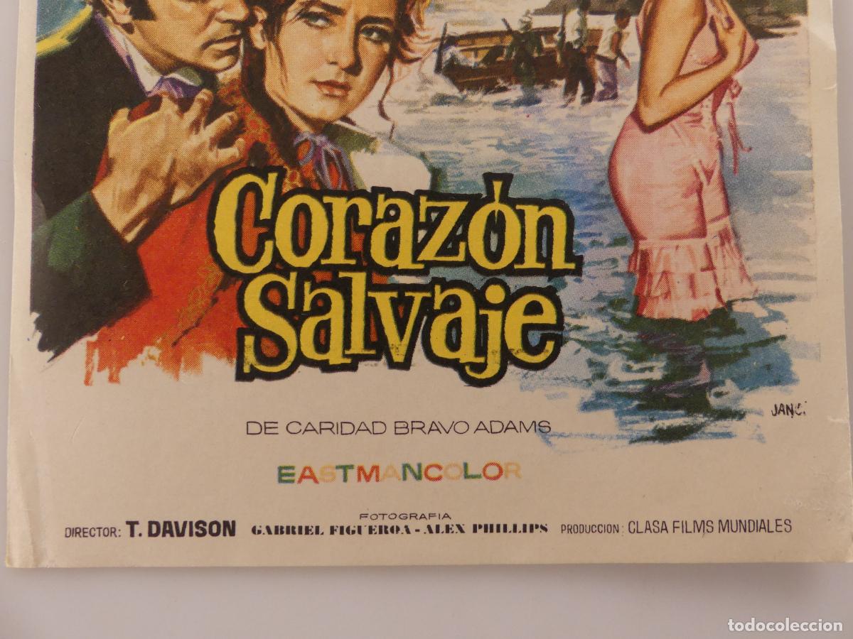 Cine: FOLLETO PROGRAMA CINE DE MANO - CORAZON SALVAJE - REF: F5 - Foto 4
