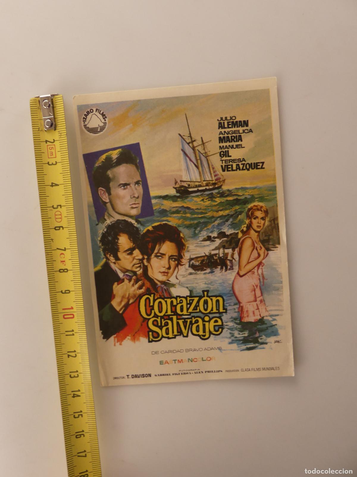 Cine: FOLLETO PROGRAMA CINE DE MANO - CORAZON SALVAJE - REF: F5 - Foto 6