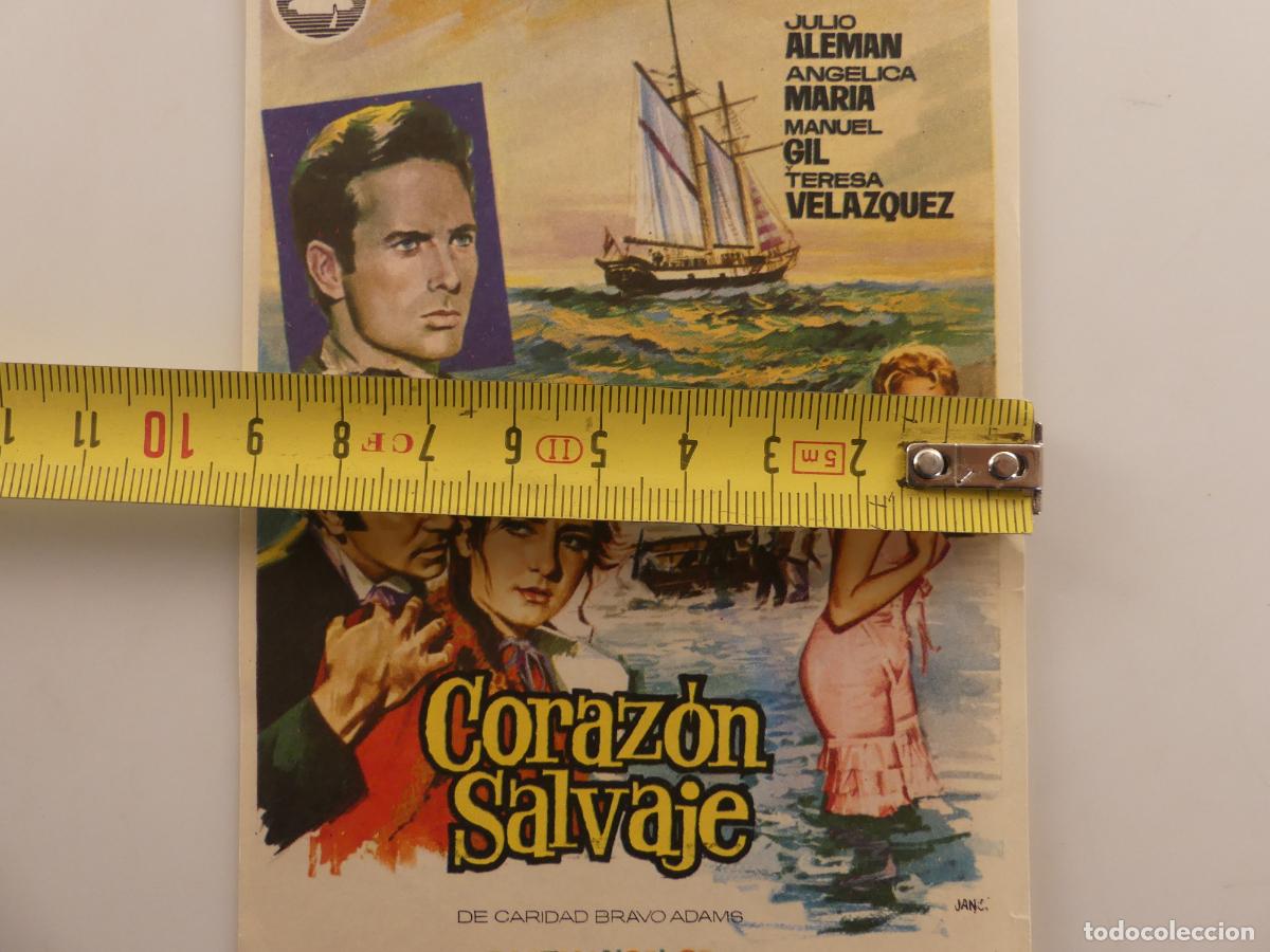 Cine: FOLLETO PROGRAMA CINE DE MANO - CORAZON SALVAJE - REF: F5 - Foto 7