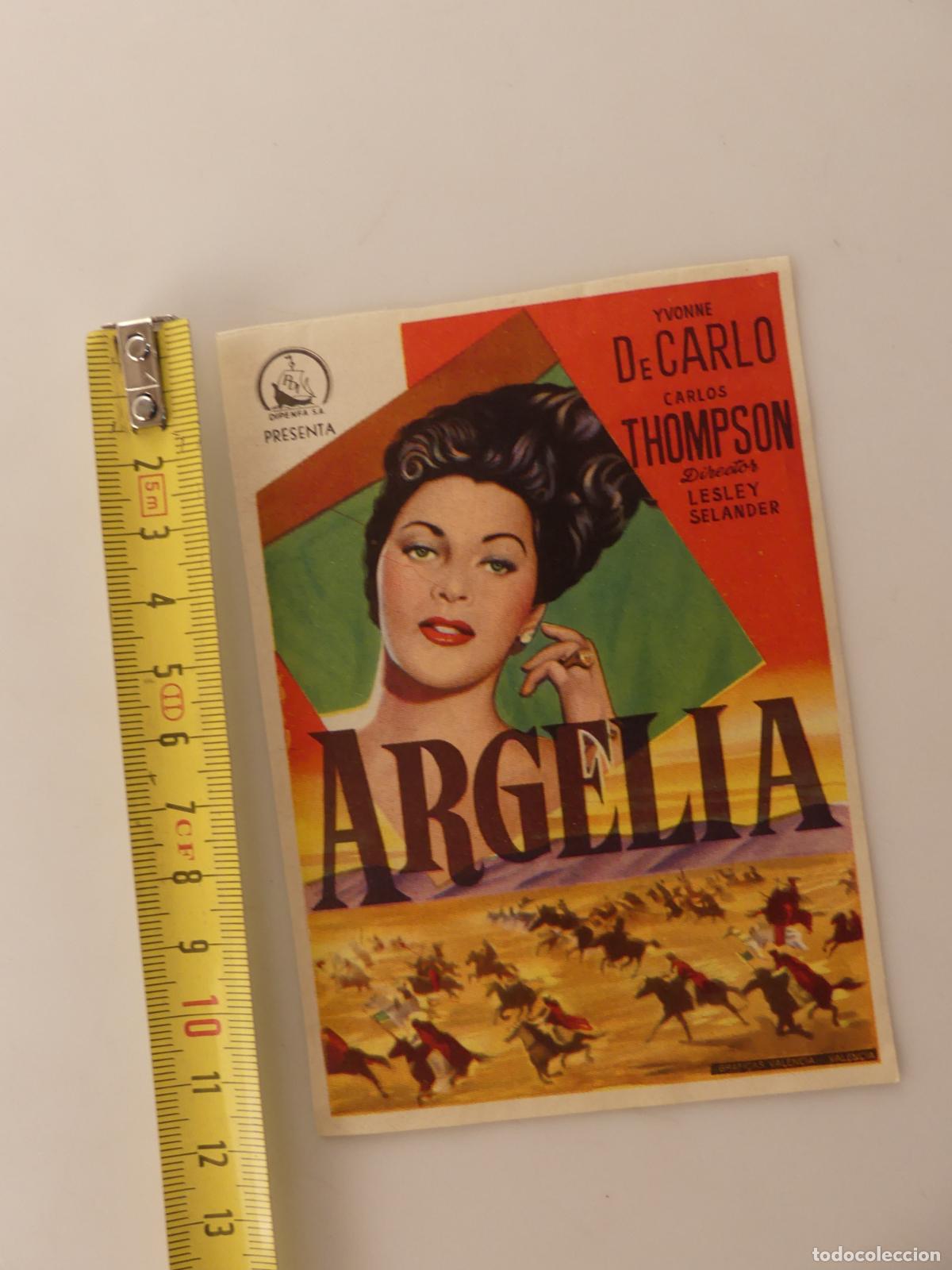 Cine: FOLLETO PROGRAMA CINE DE MANO - ARGELIA - REF: F4 - Foto 5