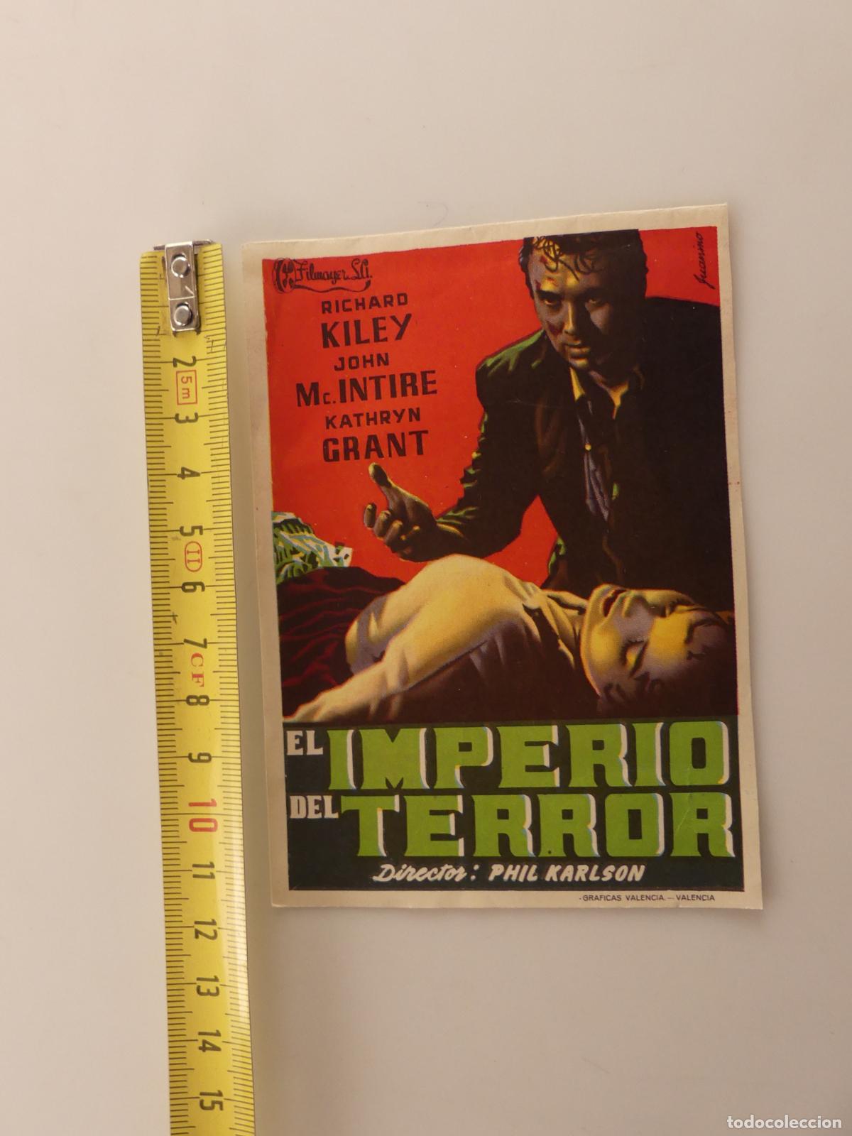 Cine: FOLLETO PROGRAMA CINE DE MANO - EL IMPERIO DEL TERROR - REF: F2 - Foto 5