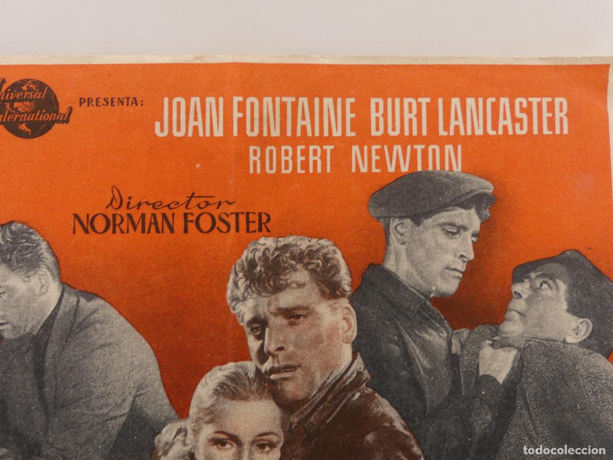 Cine: FOLLETO PROGRAMA CINE DE MANO - SANGRE EN LAS MANOS - REF: F9 - Foto 2