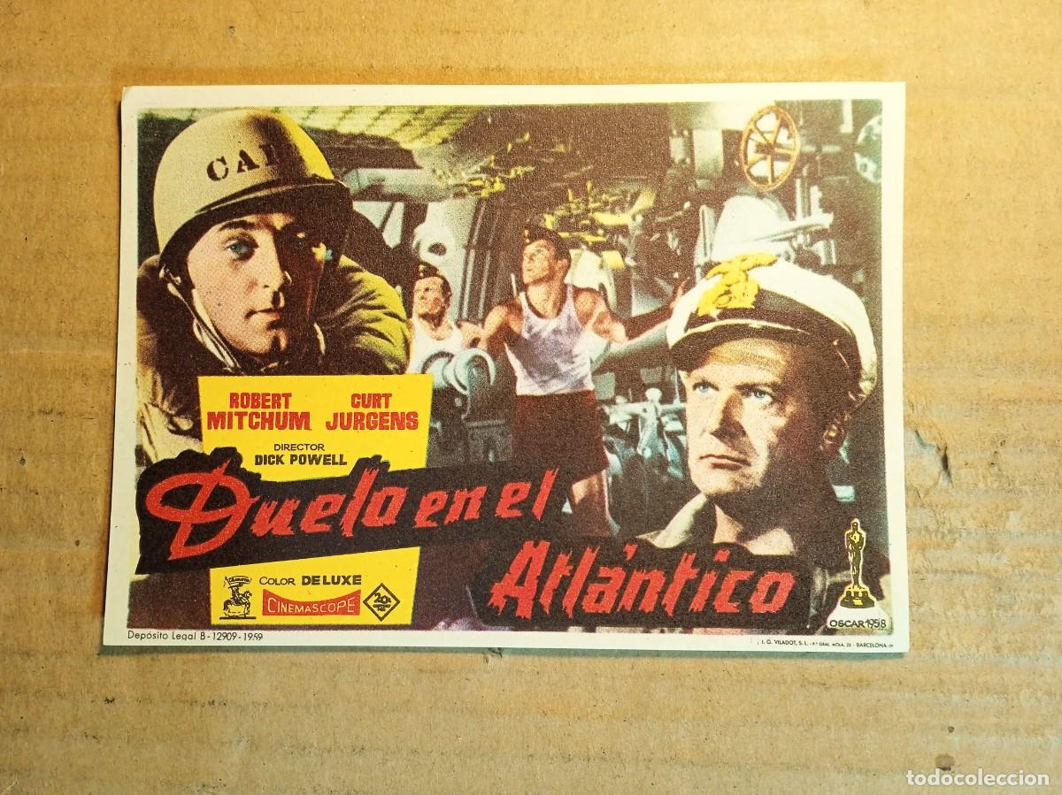  Flyers Publicitaires de films Anciens: FOLLETO DE MANO SIN PUBLICIDAD DUELO EN EL ATL&Aacute;NTICO
