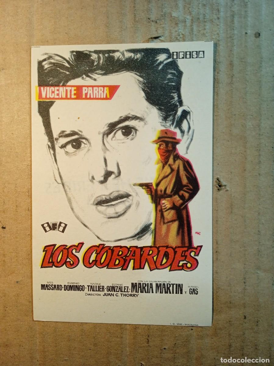  Flyers Publicitaires de films Anciens: FOLLETO DE MANO SIN PUBLICIDAD LOS COBARDES