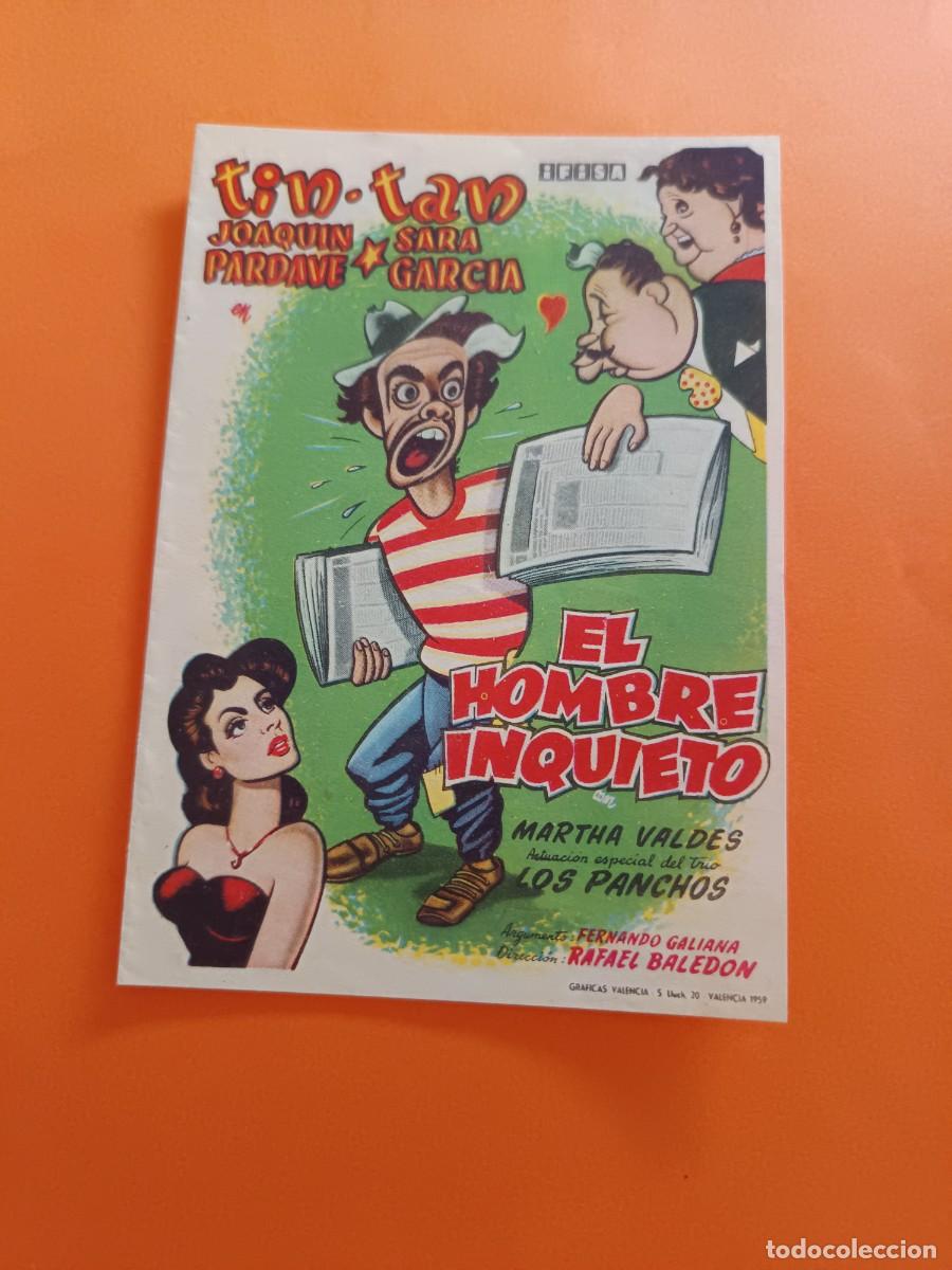 Cinema: PROGRAMA DE CINE EL HOMBRE INQUIETO TIN-TAN