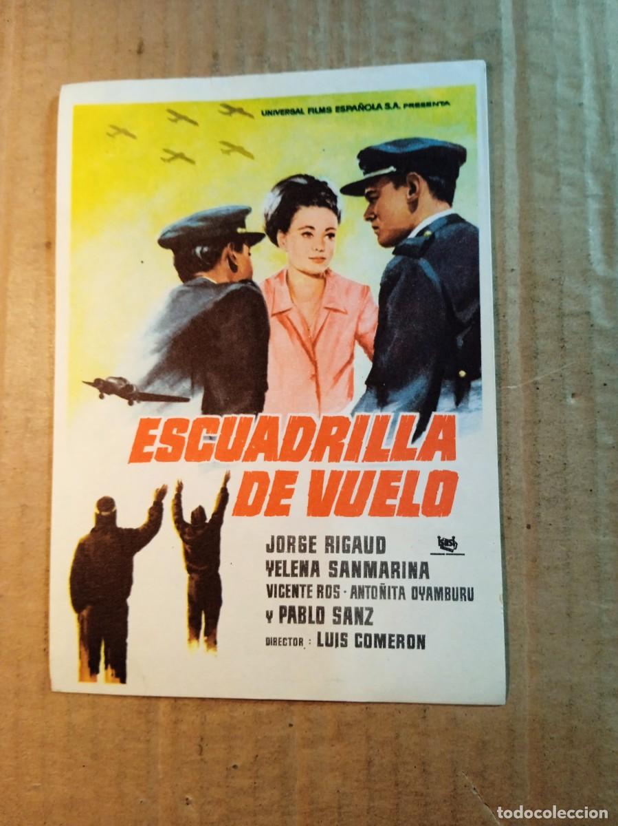  Flyers Publicitaires de films Anciens: FOLLETO DE MANO SIN PUBLICIDAD ESCUADRILLA DE VUELO