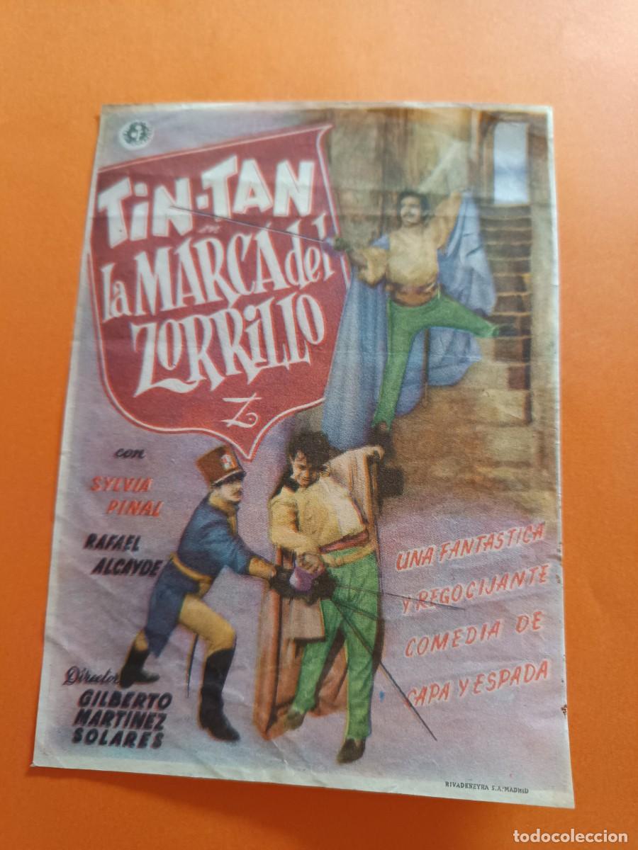 Cine: PROGRAMA DE CINE LA MARCA DEL ZORRILLO TIN-TAN - Foto 1