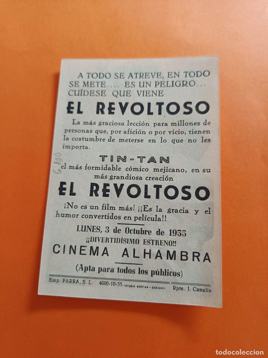 Cine: PROGRAMA DE CINE EL REVOLTOSO TIN-TAN - Foto 2