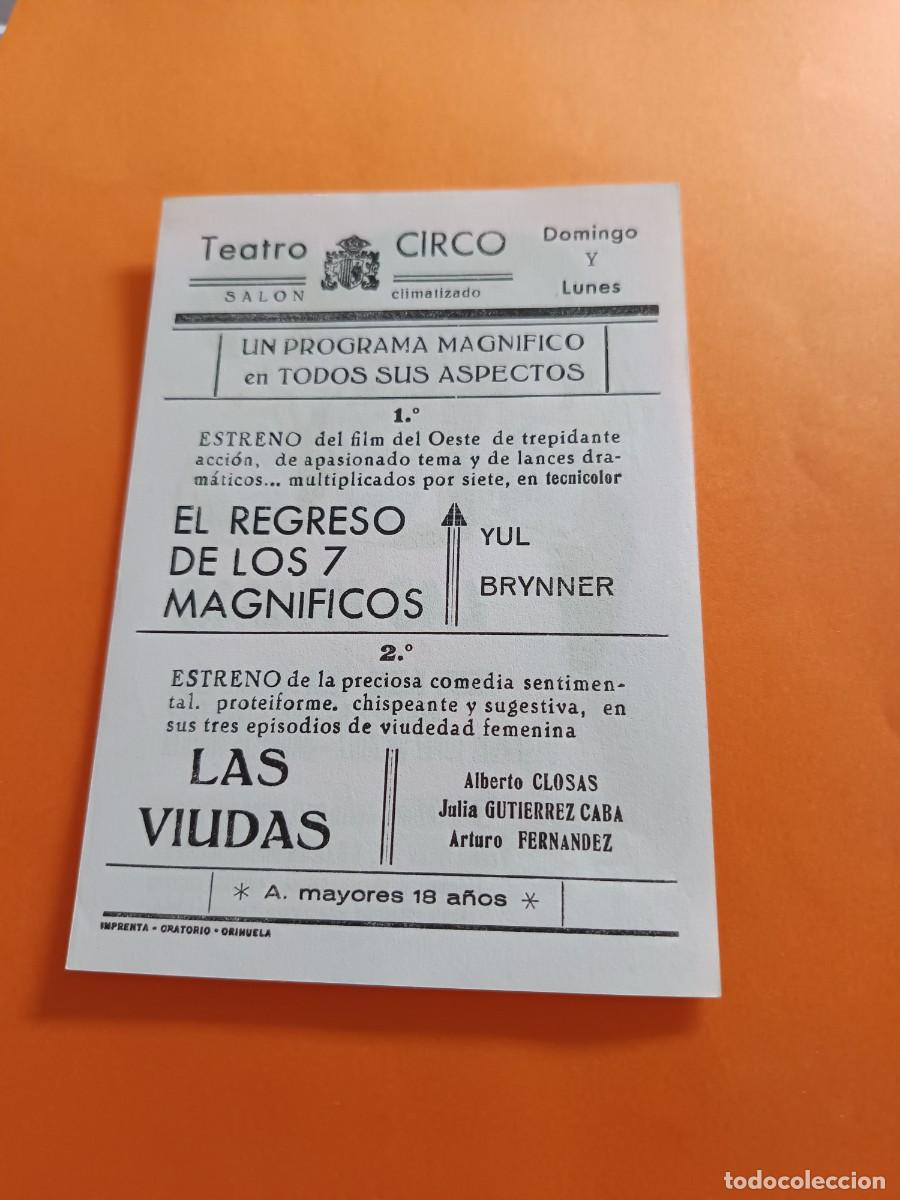 Cine: PROGRAMA DE CINE LAS VIUDAS ALBERTO CLOSAS - Foto 2